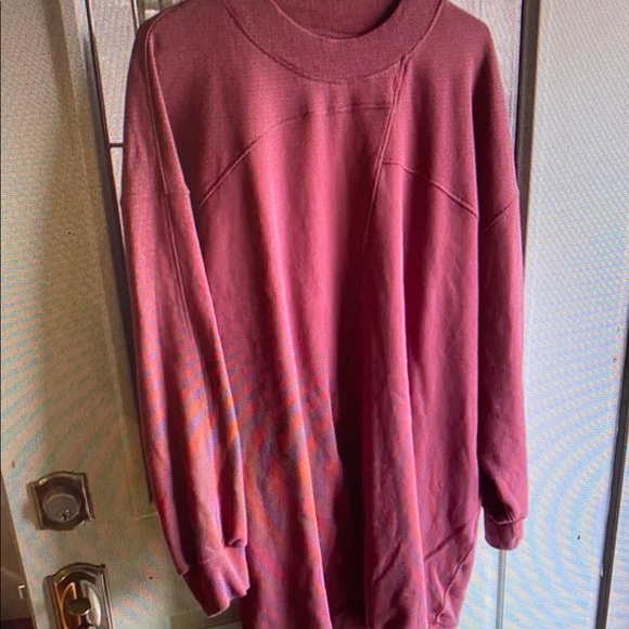 3. Size XL LULULEMON Mauve Broken Beats Sweatshirt Dress - Picture 1 of 1